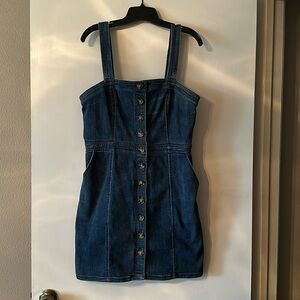 Express Mini Denim Dress